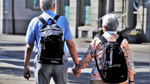 envelhecimento ativo - casal, idosos, turismo, terceira idade
