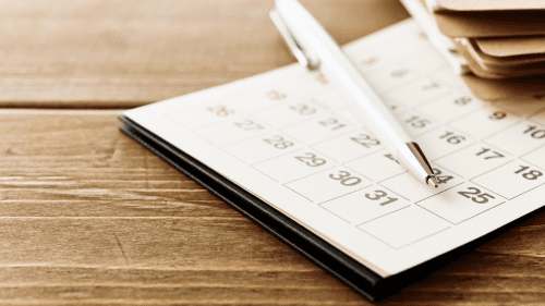 bxblue - calendário do inss - cronograma, caneta, acompanhamento datas